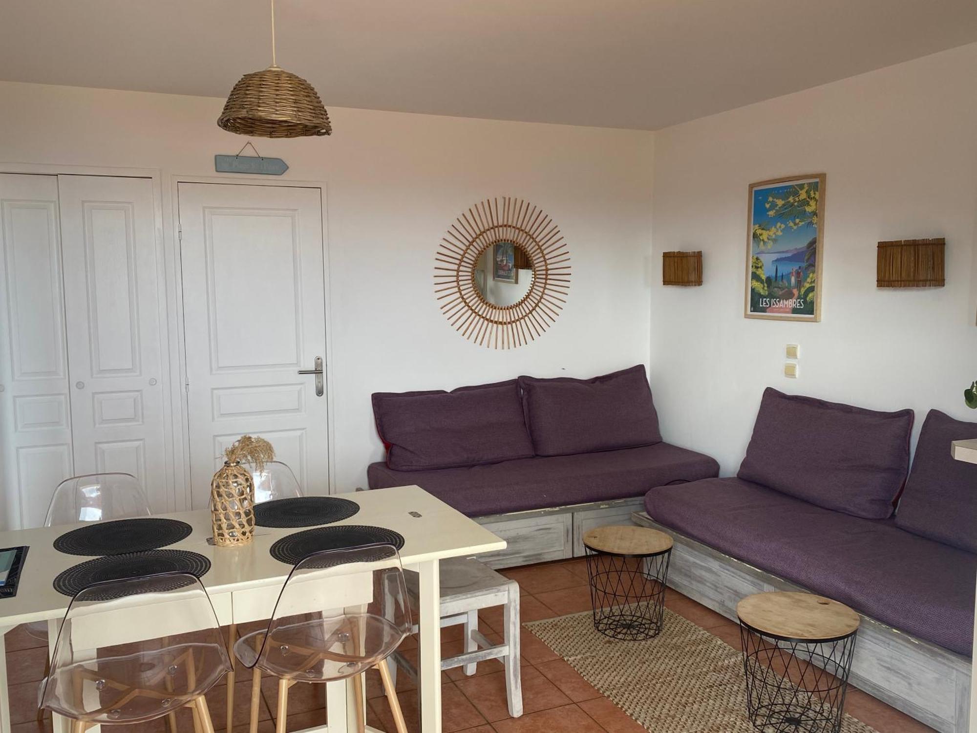 Tres Bel Appartement T3 Avec Splendide Vue Mer Les Issambres Exteriör bild